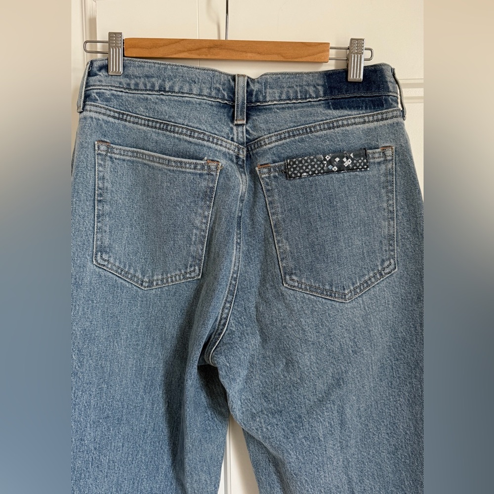 Abercrombie & Fitch Quilted Patchwork High Rise 90s Relaxed Jeans - Picture 7 of 8